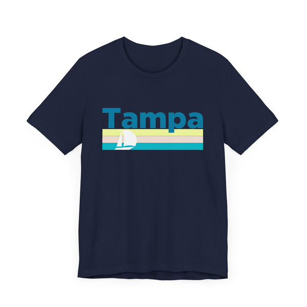 Tampa, Florida T Shirt - Sailboat Graphic Tee