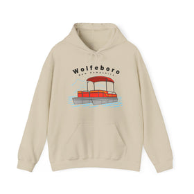 Buy sand Wolfeboro, New Hampshire Hoodie - Unisex Ski Lift Wolfeboro