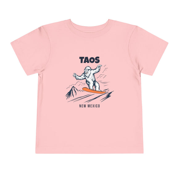 Taos, New Mexico Yeti Snowboard Toddler Tee