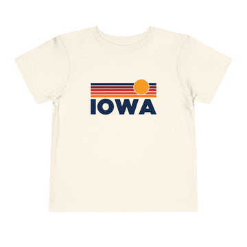 Iowa Toddler T-Shirt - Retro Sun Tee