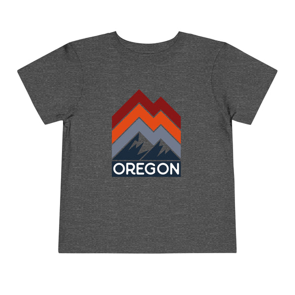 Oregon Toddler T-Shirt - Retro Palm Tree Unisex Toddler Oregon Shirt