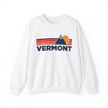 Vermont Sweatshirt Retro Mountains, Vermont Unisex Crewneck, Vintage Cozy Jumper, Gift for Outdoor Lovers