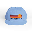 Charleston, South Carolina retro sunset Surf Cap | vintage striped sun state hat-13