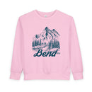 Bend, Oregon Toddler Sweatshirt - Bend Toddler Crewneck Sweatshirt-3