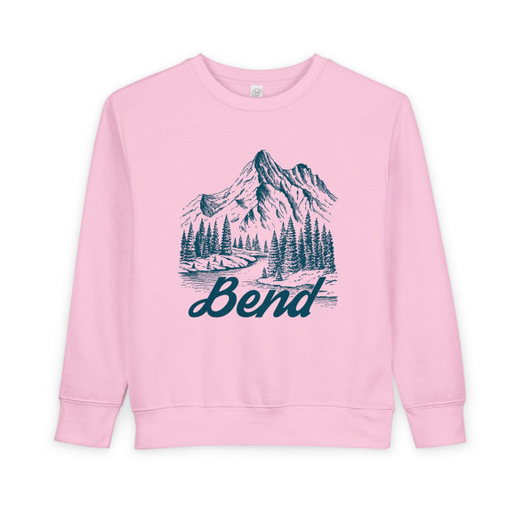 Bend, Oregon Toddler Sweatshirt - Bend Toddler Crewneck Sweatshirt