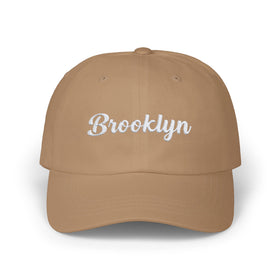 Buy khaki Brooklyn, New York Dad Hat - Embroidered Brooklyn Classic Dad Cap
