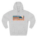 Wyoming Hoodie - Retro Mountain Unisex Sweatshirt-3