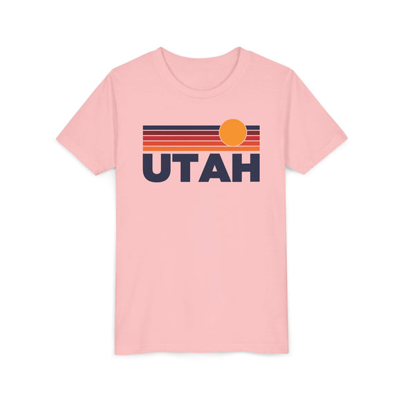 Utah Youth T-Shirt — Retro Sun Tee