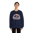 Florida Sweatshirt - Unisex Retro Beach Florida Crewneck Sweatshirt-10