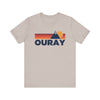 Retro Ouray, Colorado T-shirt, Mountain Tee, Vintage Ouray Unisex Jersey Shirt, Outdoor Hiking Apparel