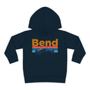 Bend Toddler Hoodie - Retro Mountain Sun Unisex Bend Toddler Sweatshirt-4