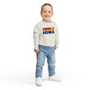 Iowa Toddler Sweatshirt - Retro Sun Iowa Toddler Crewneck Sweatshirt