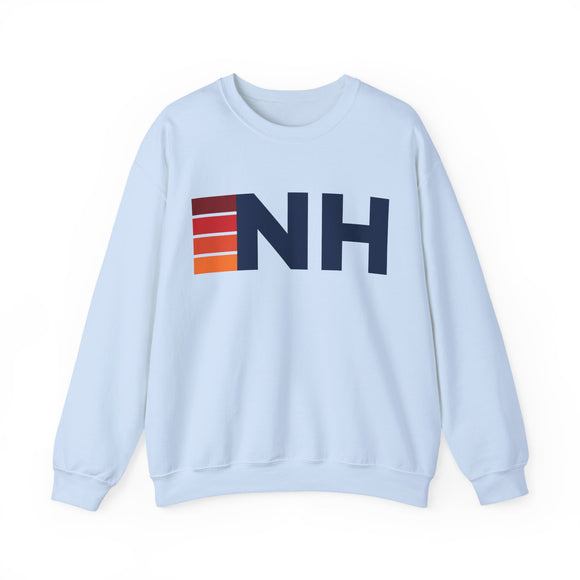 New Hampshire Retro Sweatshirt | Retro Stripes New Hampshire