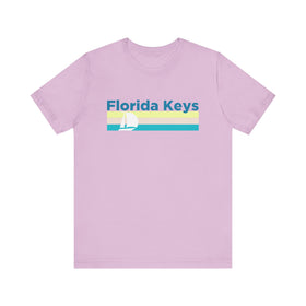 Buy lilac Florida Keys, Florida T Shirt - Sailboat Graphic Tee