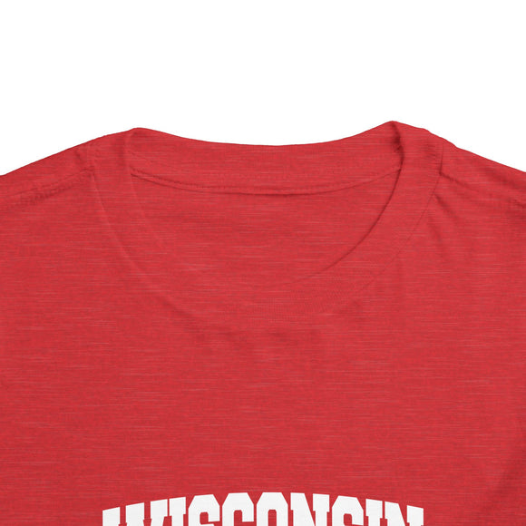 Wisconsin Toddler Graphic Tee - Kids Wisconsin Vacation Shirt
