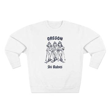 Premium Oregon Ski Babes Sweatshirt - 0