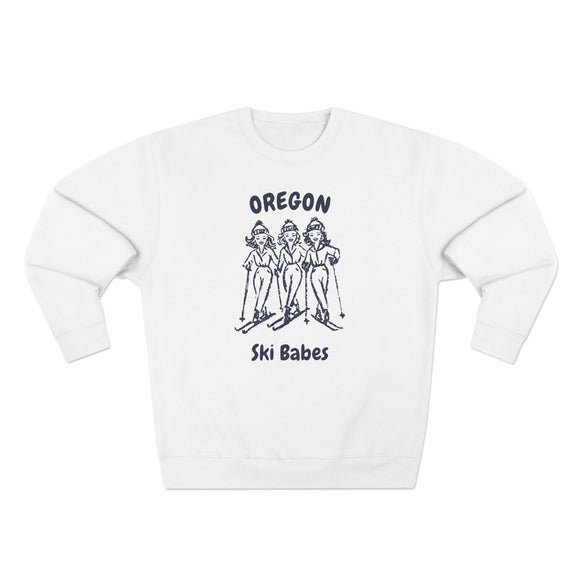 Premium Oregon Ski Babes Sweatshirt