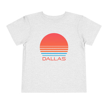 Buy athletic-heather Dallas, Texas Toddler T-Shirt - Retro 80s Toddler Dallas Shirt