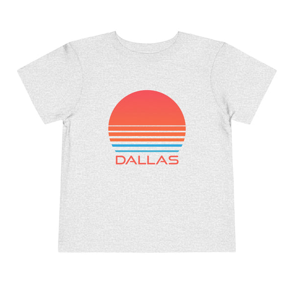 Dallas, Texas Toddler T-Shirt - Retro 80s Toddler Dallas Shirt