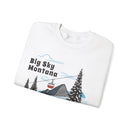 Big Sky, Montana Sweatshirt - Unisex Retro Ski Mountain Gondola Big Sky Sweatshirt-6