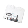 Big Sky, Montana Sweatshirt - Unisex Retro Ski Mountain Gondola Big Sky Sweatshirt