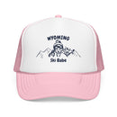 Wyoming Ski Babe Trucker Hat — Foam Mesh Cap-1