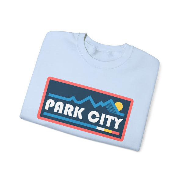 Park City, Utah Sweatshirt - Mountain Graphic Crewneck