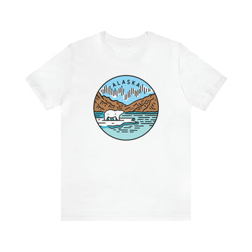 Buy white Alaska T-Shirt - Unisex Alaska Shirt