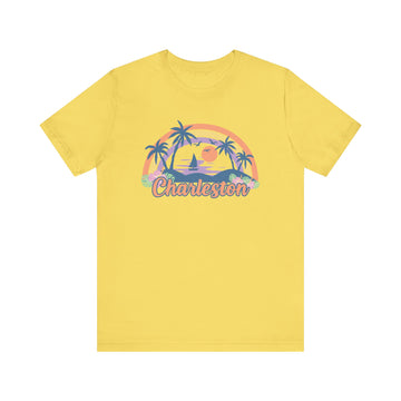 Charleston, South Carolina T-Shirt - Retro Beach Unisex Charleston Shirt - 0