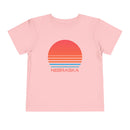 Nebraska Toddler T-Shirt - Retro 80s Unisex Toddler Nebraska Shirt-5