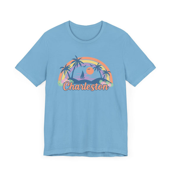 Charleston, South Carolina T-Shirt - Retro Beach Unisex Charleston Shirt