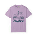Montana Graphic Tee - Mountain Illustration Montana T Shirt-5