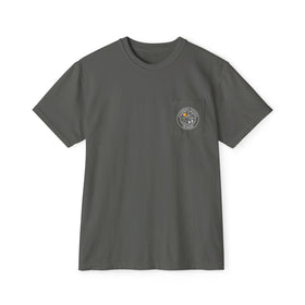 Steamboat, Colorado Pocket Tee Shirt, Garment-Dyed Shirt, Mountain Graphic Tee, Comfort Colors