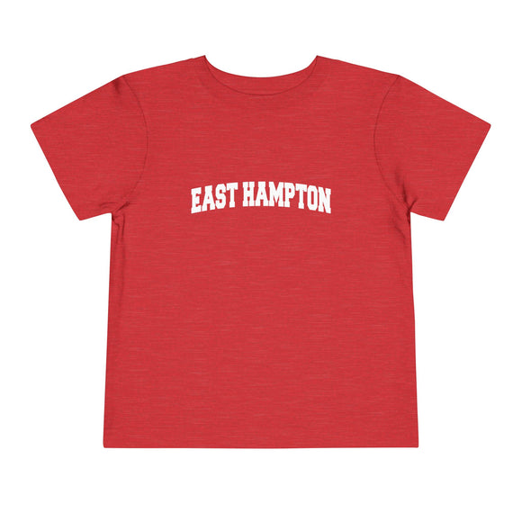 East Hampton, New York Toddler Graphic Tee - Kids East Hampton Vacation T-Shirt