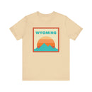 Retro Wyoming T-Shirt, Mountain Sun Tee, Unisex Graphic Shirt, Vintage Wyoming Top, Outdoor Adventure Clothing-4