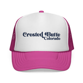 Buy pink Crested Butte, Colorado Retro Trucker Hat