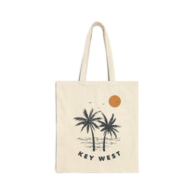 Key West, Florida Tote Bag - Cotton Canvas Key West Bag