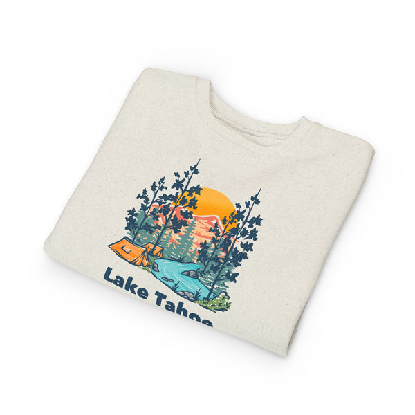 Lake Tahoe, California Toddler Sweatshirt - Lake Tahoe Toddler Crewneck Sweatshirt