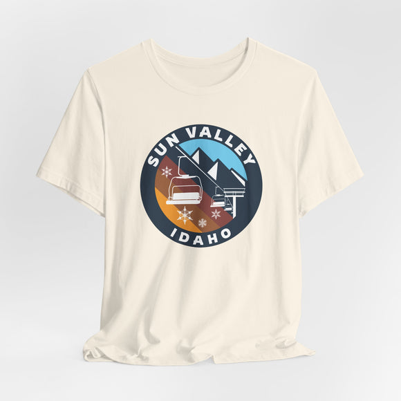Sun Valley, Idaho T Shirt - Retro Ski Lift Tee