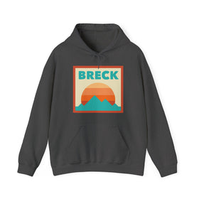 Breckenridge, Colorado Mountain Sun Hoodie - Unisex Hooded Sweatshirt, Travel Sweatshirt, Sunset