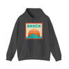 Breckenridge, Colorado Mountain Sun Hoodie - Unisex Hooded Sweatshirt, Travel Sweatshirt, Sunset