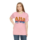 Alta, Utah Shirt - Mountain Sunset Unisex Alta T-Shirt-113