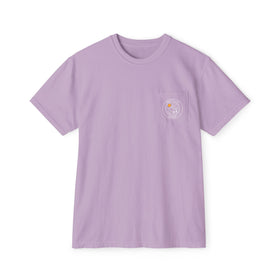 Buy orchid Montpelier, Vermont Pocket Tee Shirt, Garment-Dyed Shirt, Mountain Graphic Tee, Comfort Colors