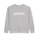 Crested Butte, Colorado Toddler Sweatshirt - Crested Butte Toddler Crewneck Sweatshirt-1