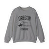 Oregon Sweatshirt - Oregon Cowgirl Graphic Crewneck
