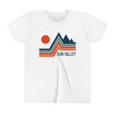 Sun Valley, Idaho Youth Shirt - Retro Mountain Sun Valley Kid's T-Shirt-2