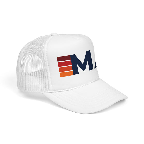 Massachusetts Trucker Hat - MA Abbr retro cap