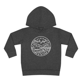 Alaska Toddler Hoodie - State Design Unisex Alaska Toddler Sweatshirt