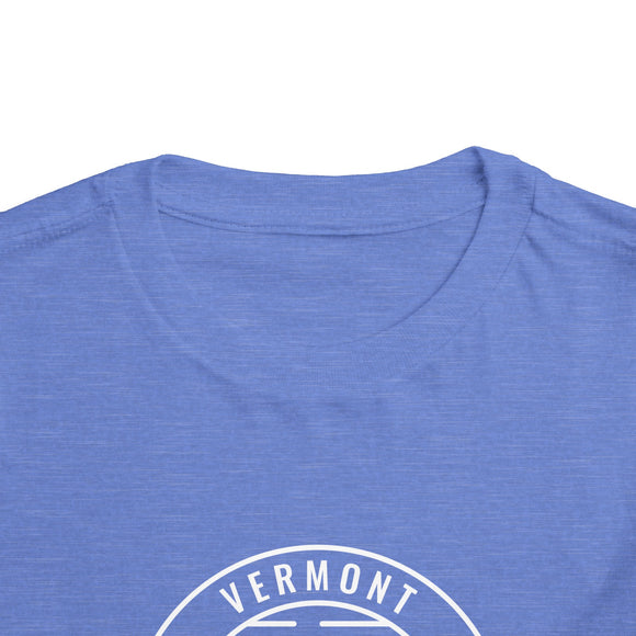 Vermont Toddler T-Shirt - Retro Mountain Unisex Toddler Vermont Shirt