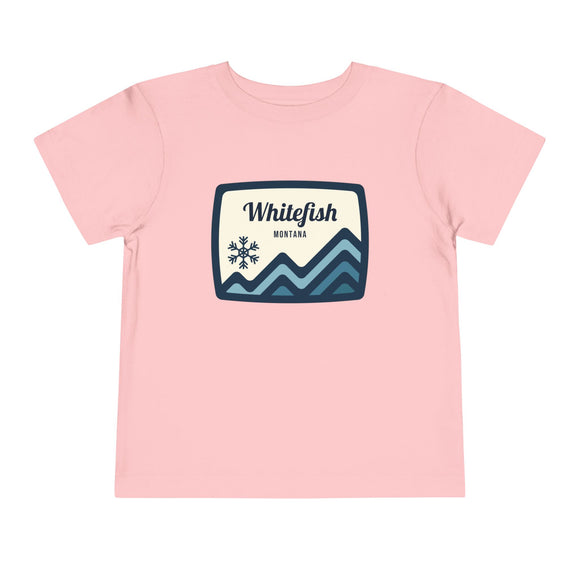 Whitefish, Montana Toddler T-Shirt — Mountain Tee